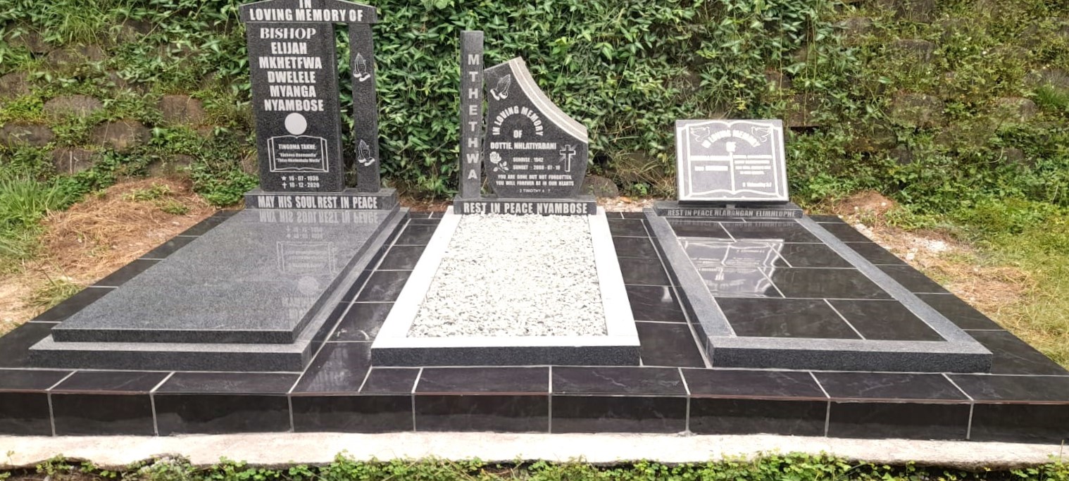 Picture of 3 different grave stones
